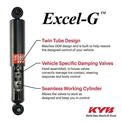 excel-g kyb gas shock absorber|kyb xlg shocks.